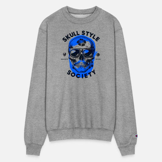 skull style society clean beard black