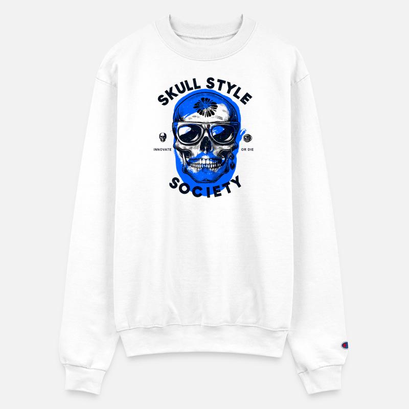 skull style society clean beard black