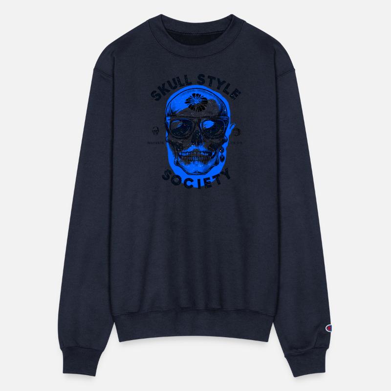 skull style society clean beard black