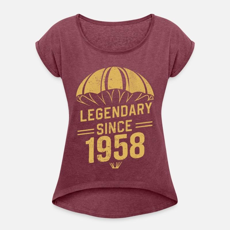 Skydiver Birthday Vintage 1958 Parachute Legendary