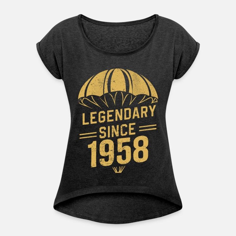 Skydiver Birthday Vintage 1958 Parachute Legendary