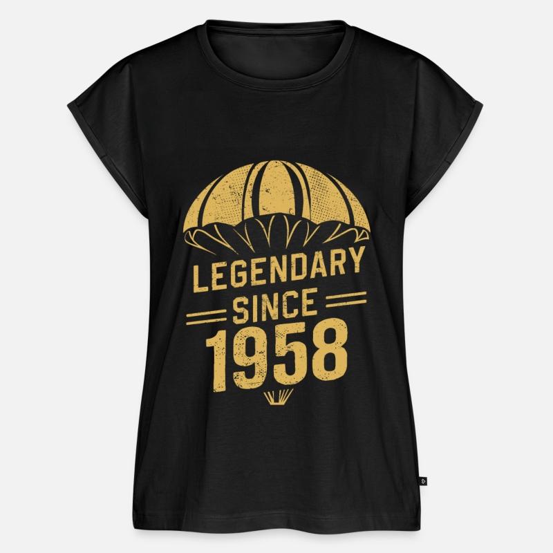 Skydiver Birthday Vintage 1958 Parachute Legendary