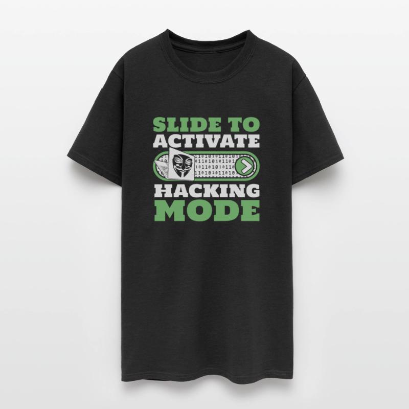 Slide To Activate Hacking Mode White Hat Black