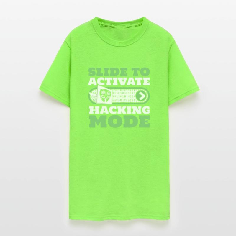 Slide To Activate Hacking Mode White Hat Black