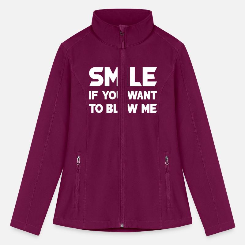 smile if you want to blow me t-shirts