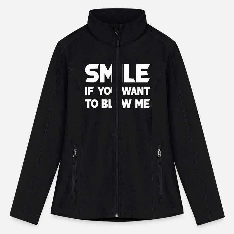 smile if you want to blow me t-shirts