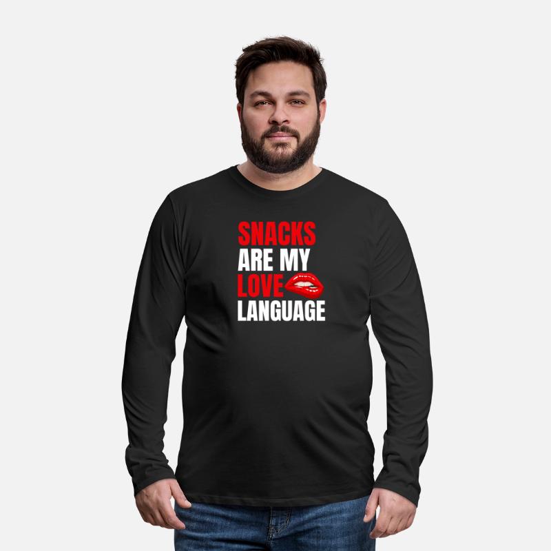 Snacks Are My Love Language Bold Tee