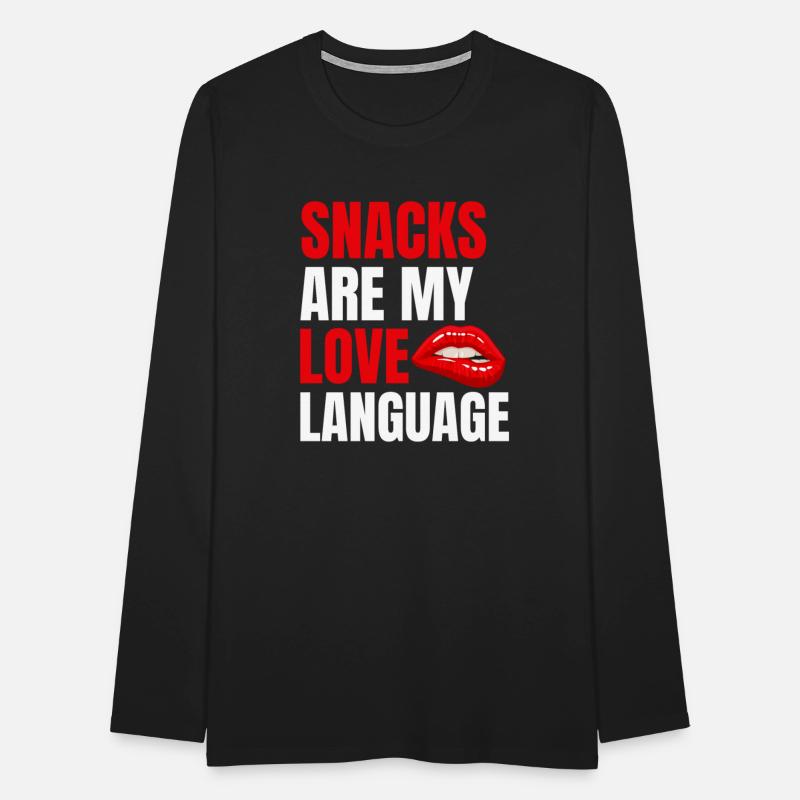 Snacks Are My Love Language Bold Tee