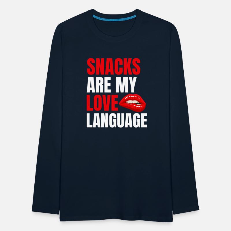 Snacks Are My Love Language Bold Tee