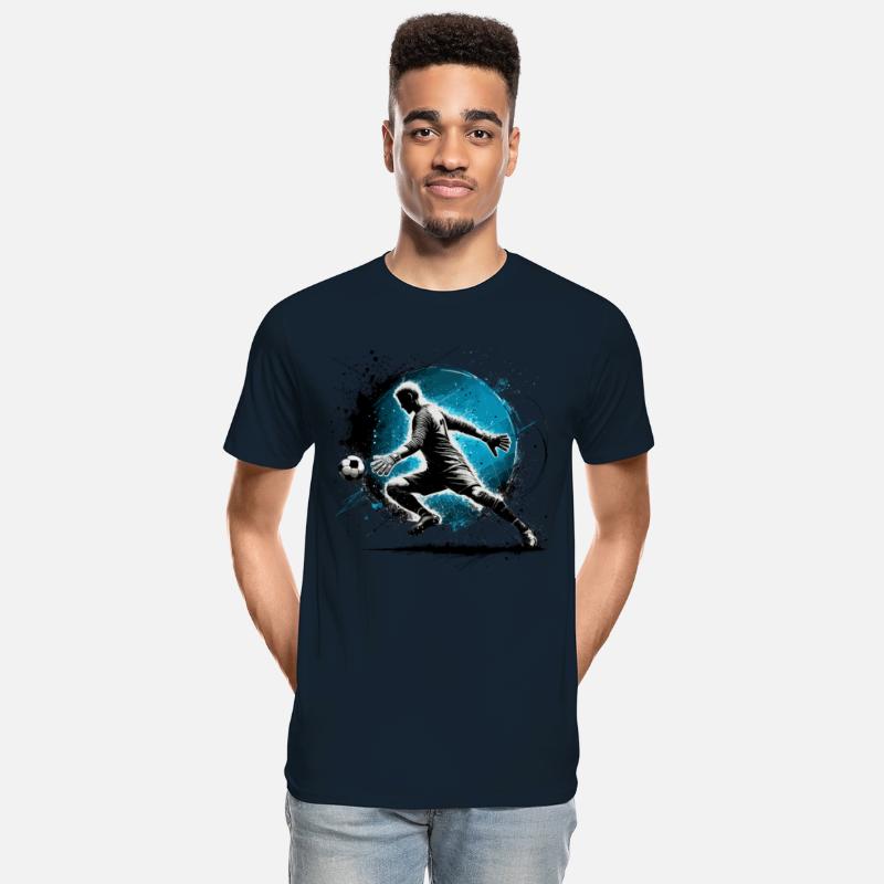 Soccer Goalkeeper Action Silhouette Design