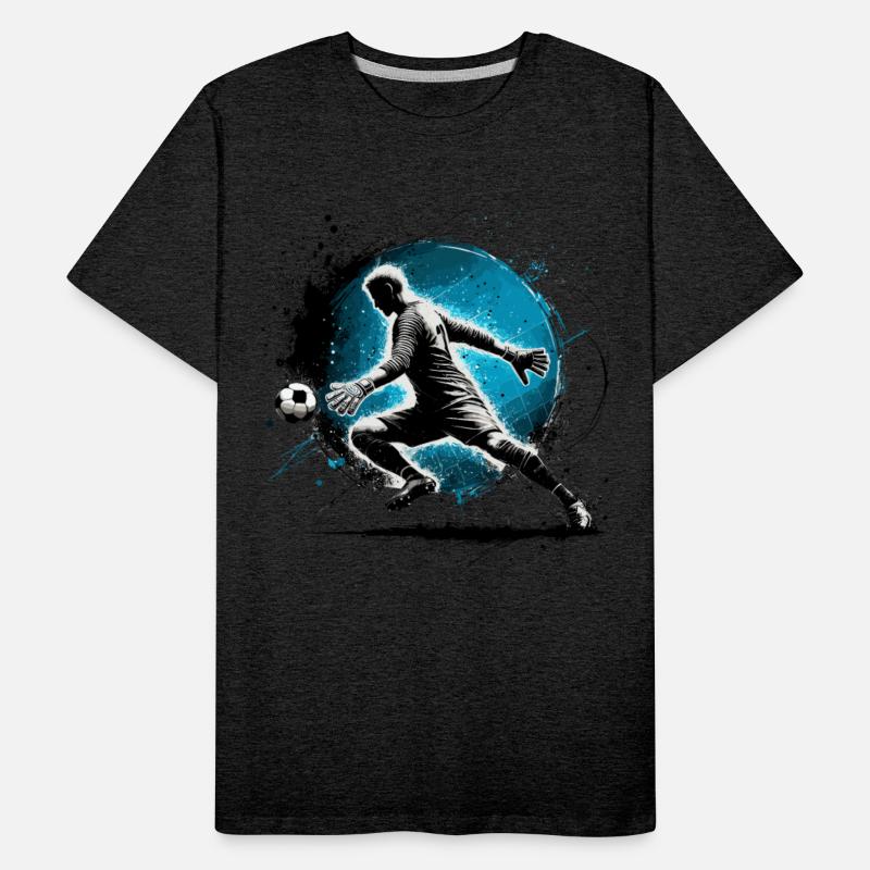 Soccer Goalkeeper Action Silhouette Design