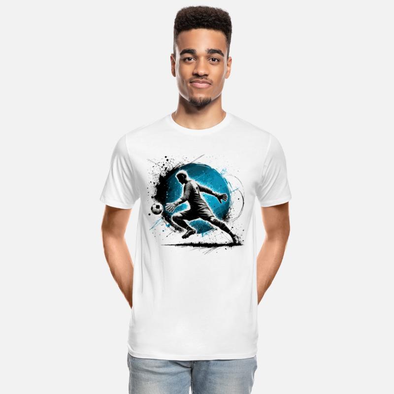 Soccer Goalkeeper Action Silhouette Design