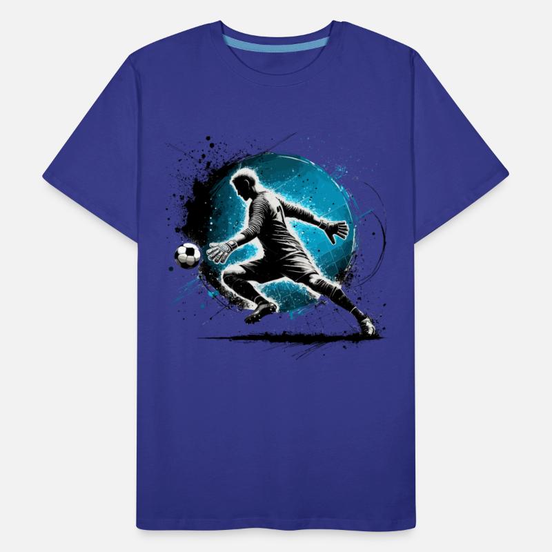 Soccer Goalkeeper Action Silhouette Design