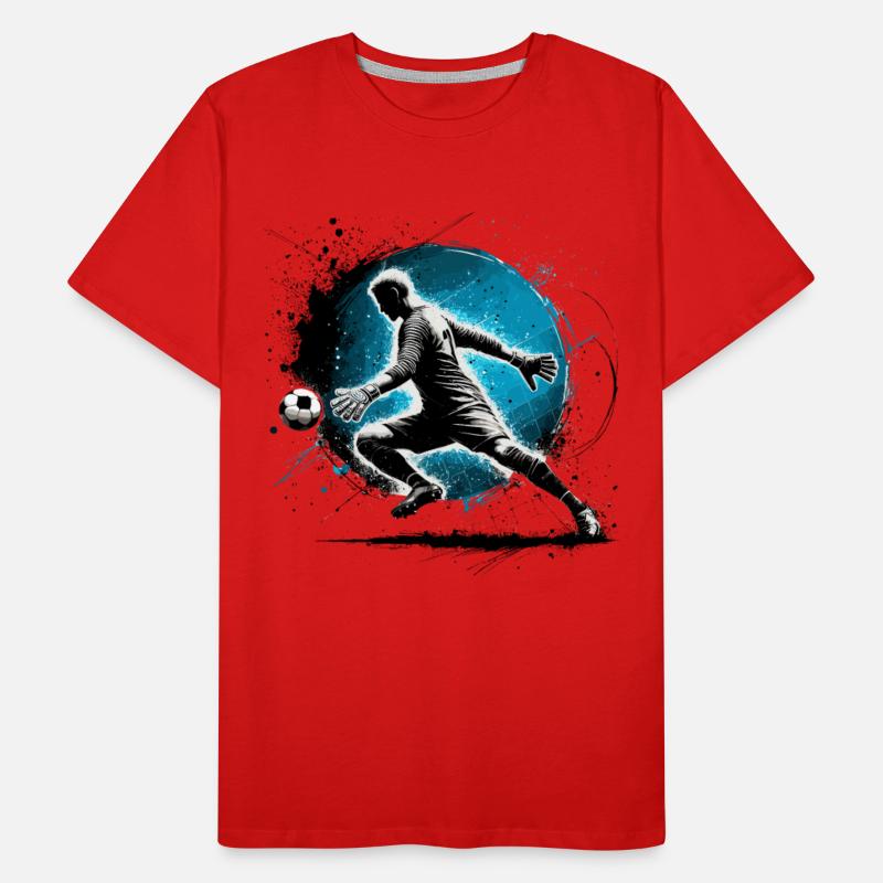 Soccer Goalkeeper Action Silhouette Design