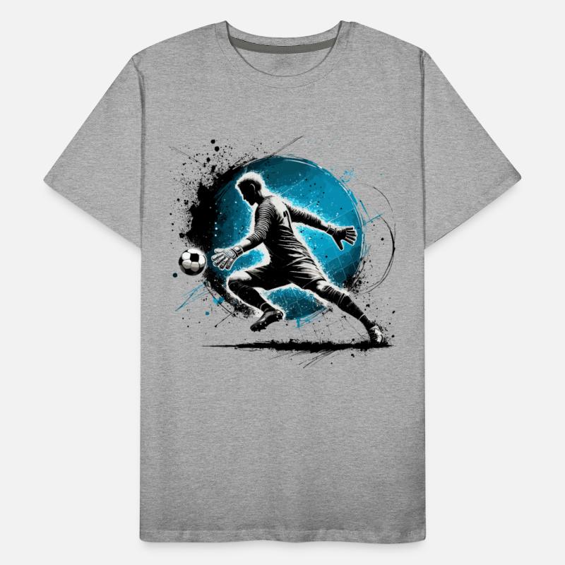 Soccer Goalkeeper Action Silhouette Design