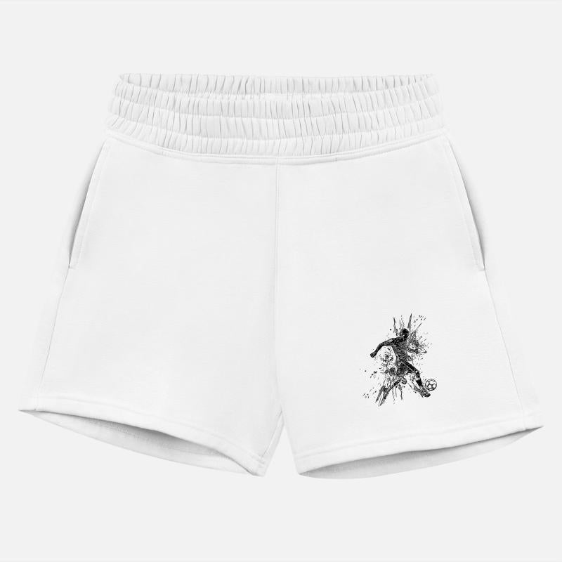 Soccer Player In Splash Kicks A Ball