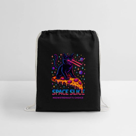 Space Slice – Neon Cat Pizza Universe