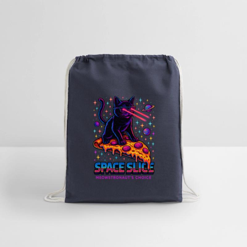 Space Slice – Neon Cat Pizza Universe