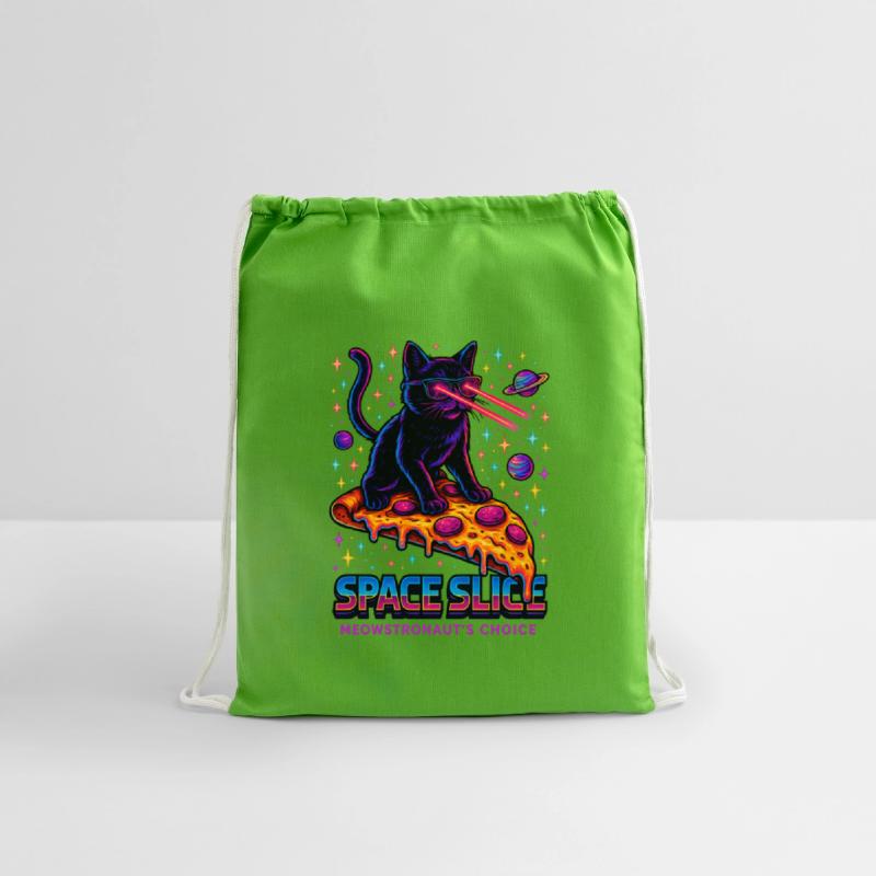 Space Slice – Neon Cat Pizza Universe