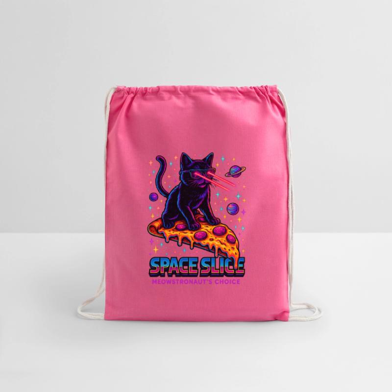 Space Slice – Neon Cat Pizza Universe