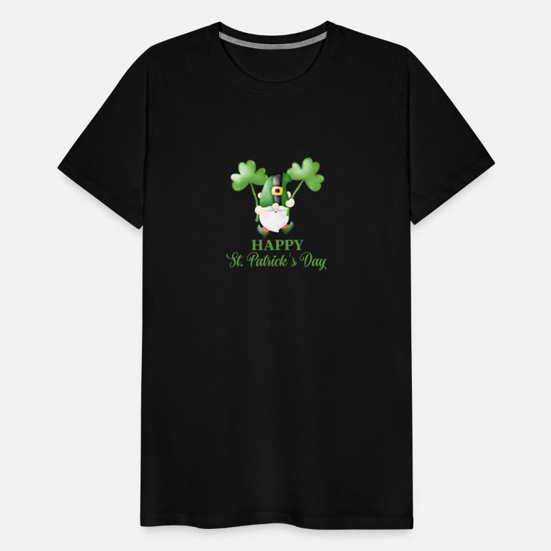 St Patricks day lucky Shamrock leopard gnomes Iris
