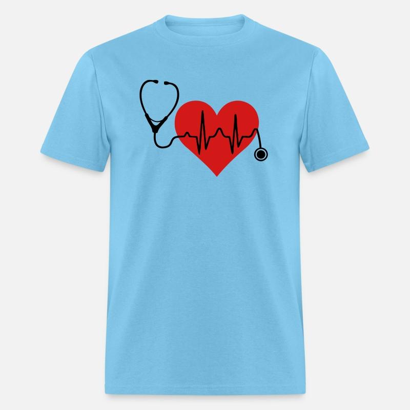 Stethoscope Heartbeat Heart T Shirt