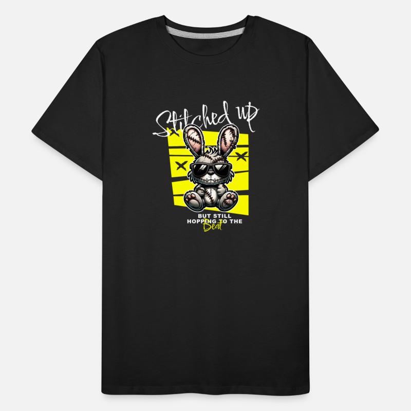 Stitched Up Cool Bunny with Sunglasses