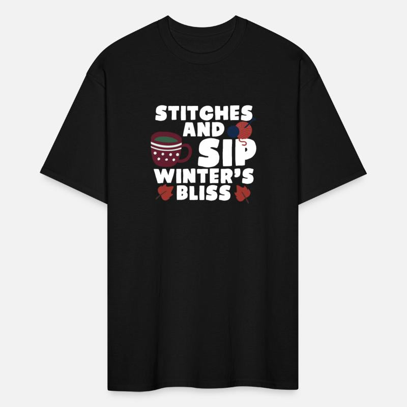 Stitches and sip winter's bliss