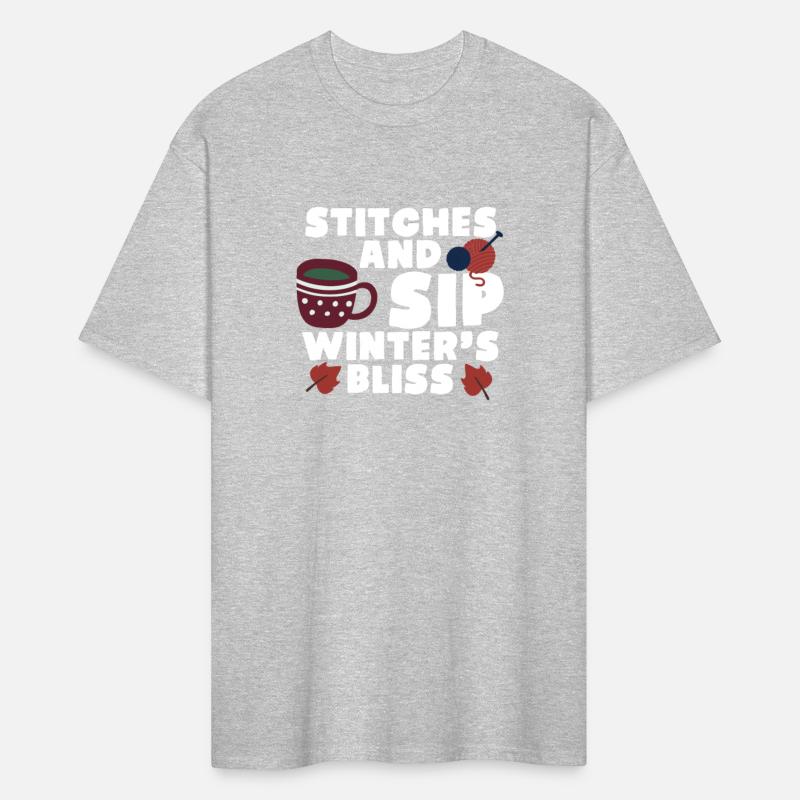 Stitches and sip winter's bliss