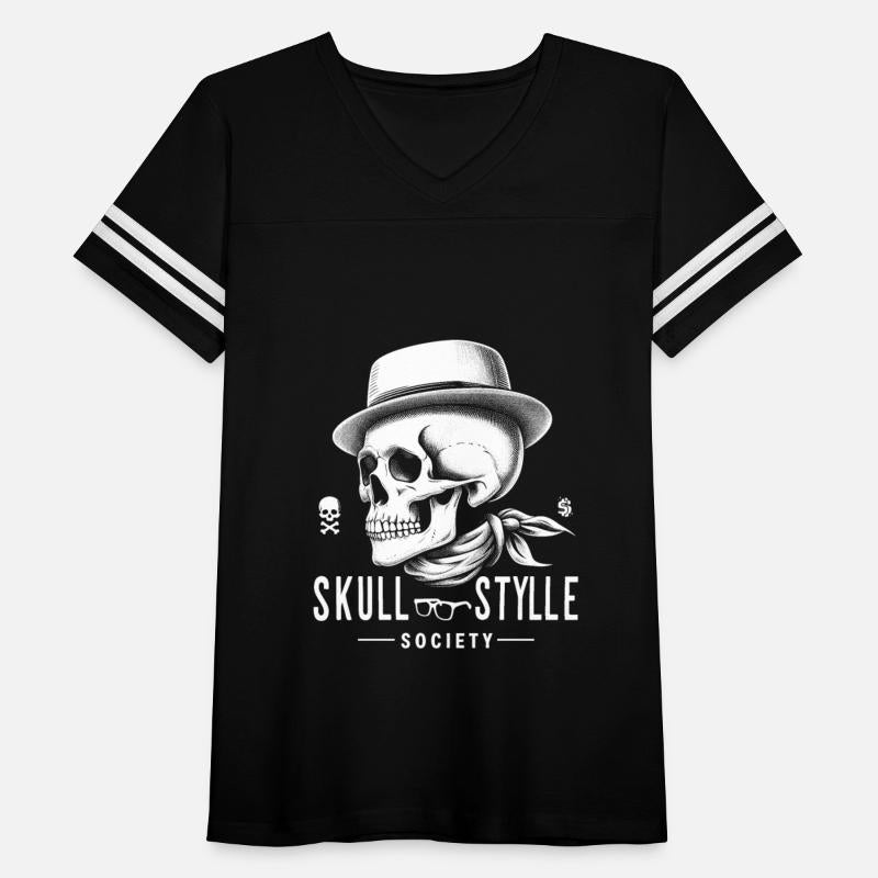 Stylish Panama Hat skull head