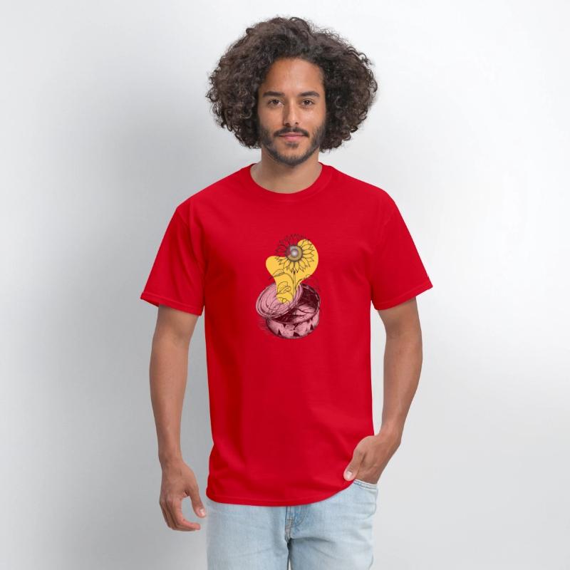 Sunflower from Tin Can Shirt Bold Eco Message Tee