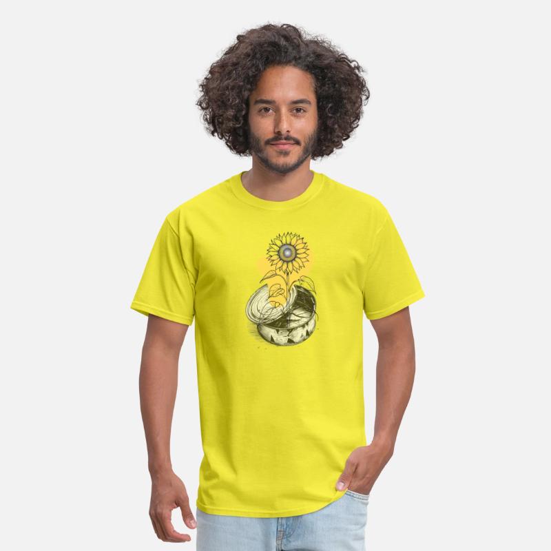Sunflower from Tin Can Shirt Bold Eco Message Tee