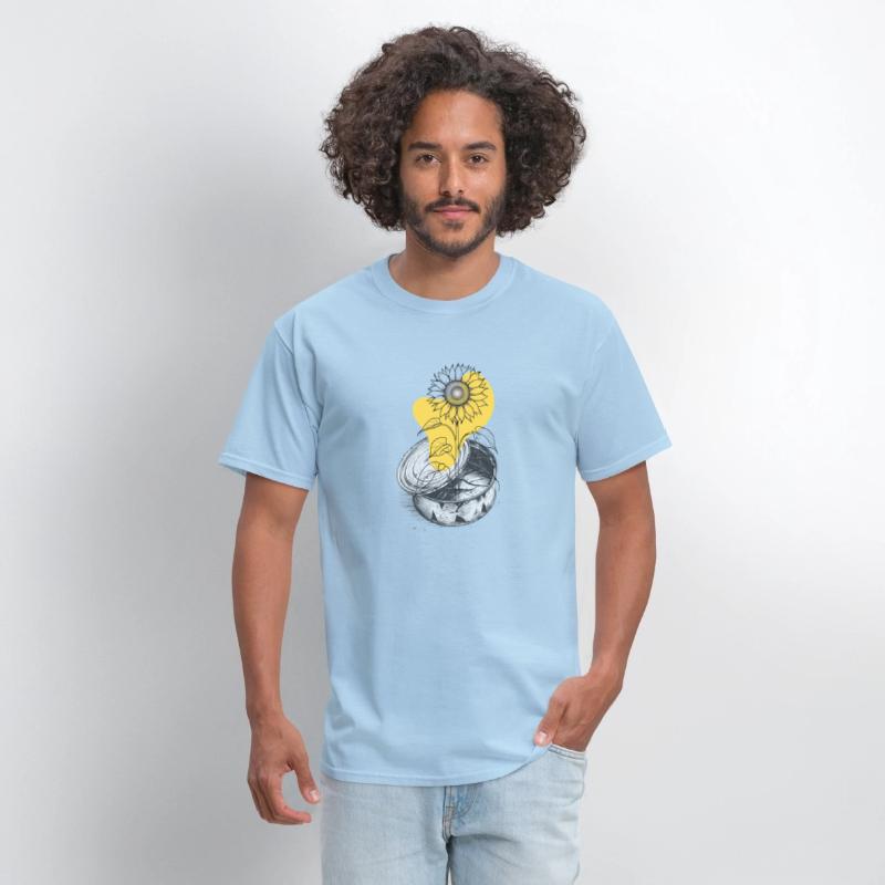 Sunflower from Tin Can Shirt Bold Eco Message Tee