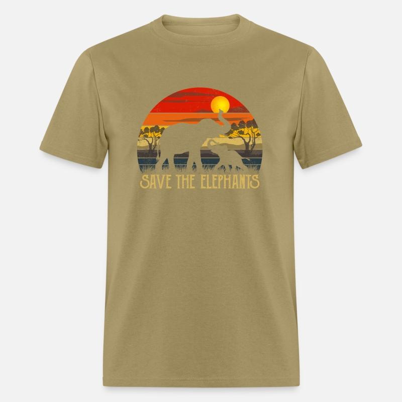 Sunset Save The Elephants Africa Wild Animal