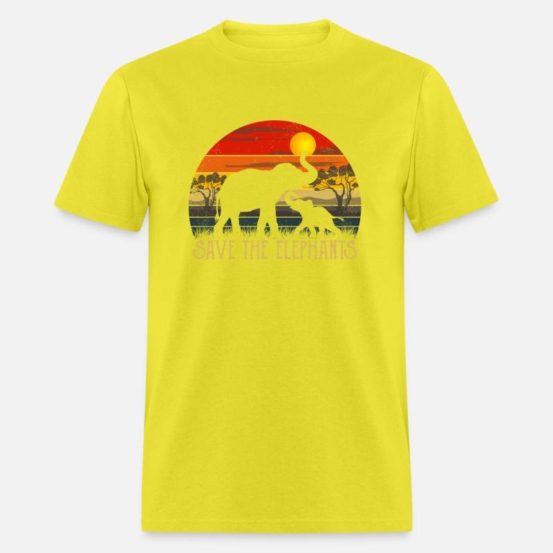 Sunset Save The Elephants Africa Wild Animal