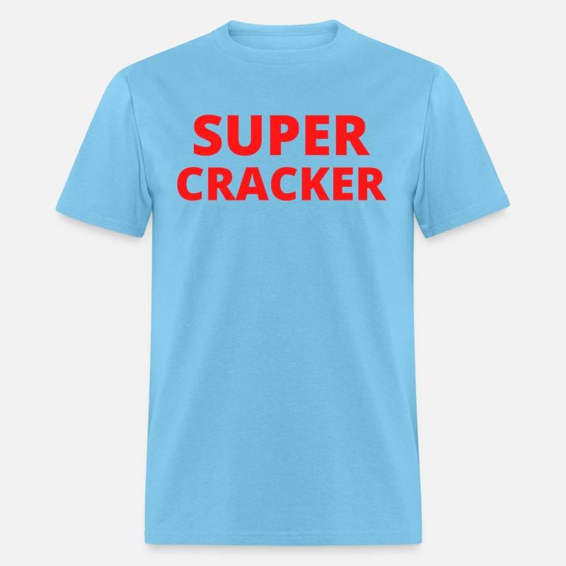 Super Cracker in red letters