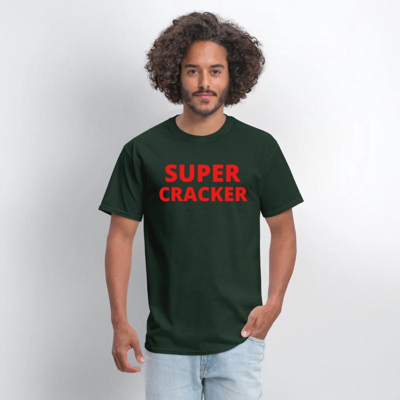 Super Cracker in red letters
