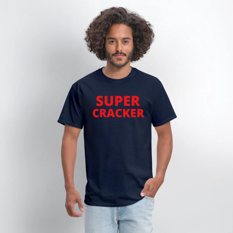 Super Cracker in red letters