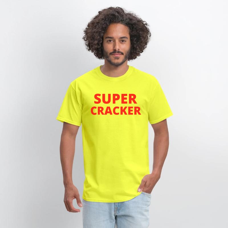 Super Cracker in red letters