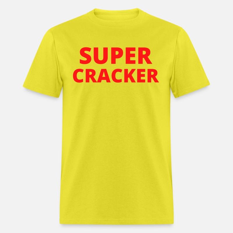 Super Cracker in red letters