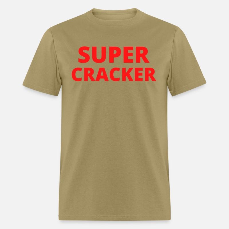 Super Cracker in red letters
