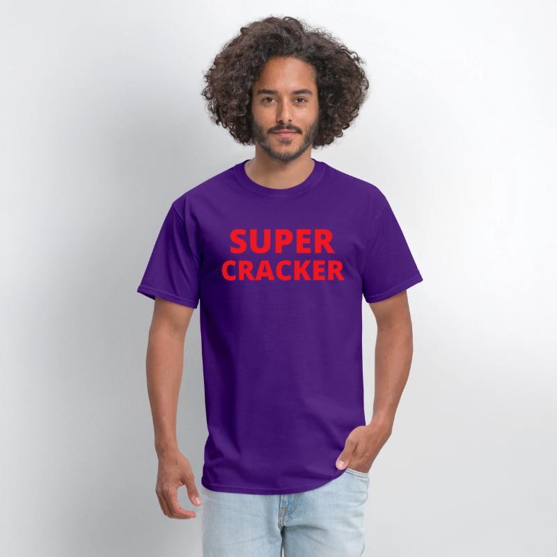 Super Cracker in red letters