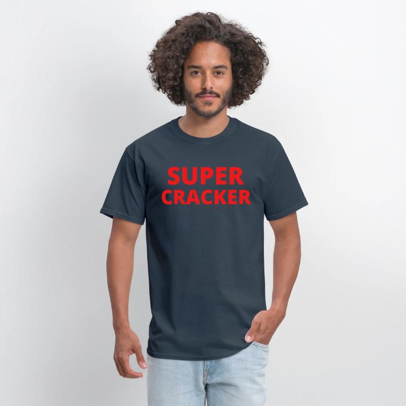 Super Cracker in red letters