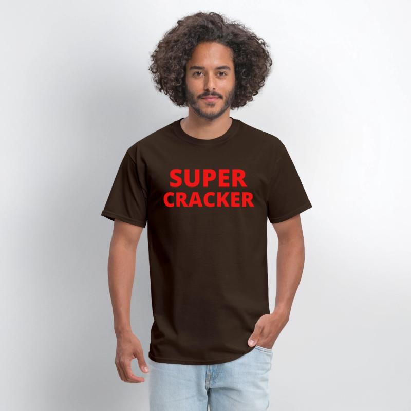 Super Cracker in red letters