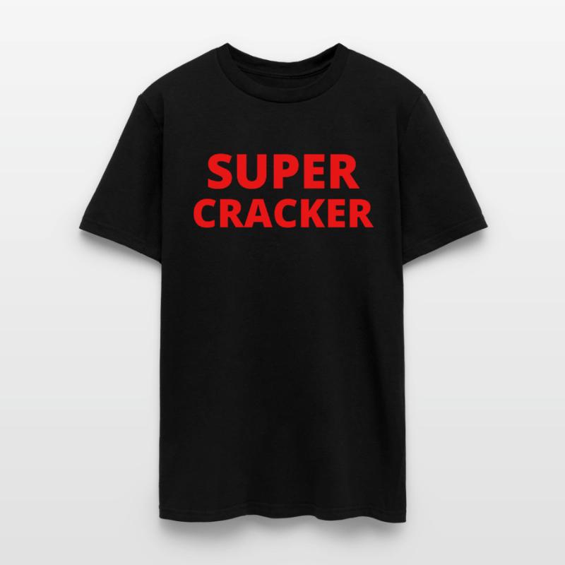 Super Cracker in red letters