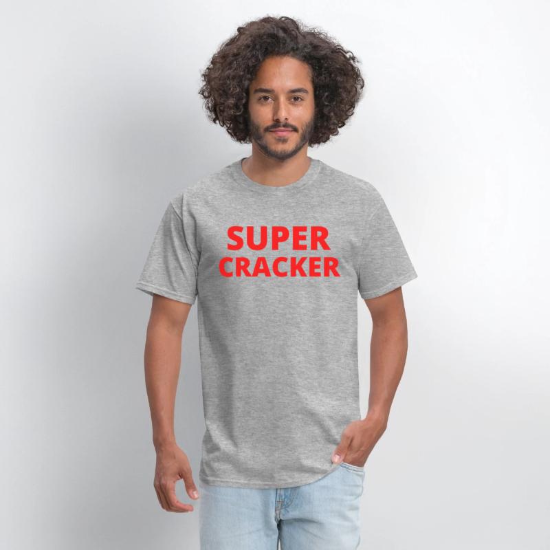 Super Cracker in red letters