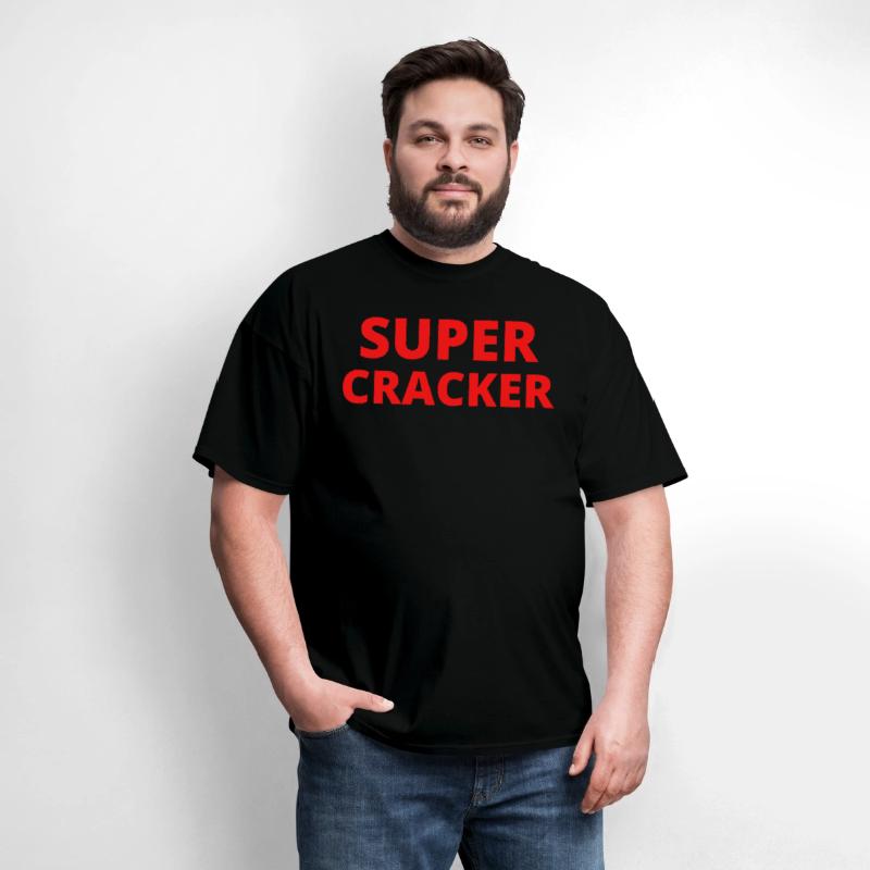 Super Cracker in red letters