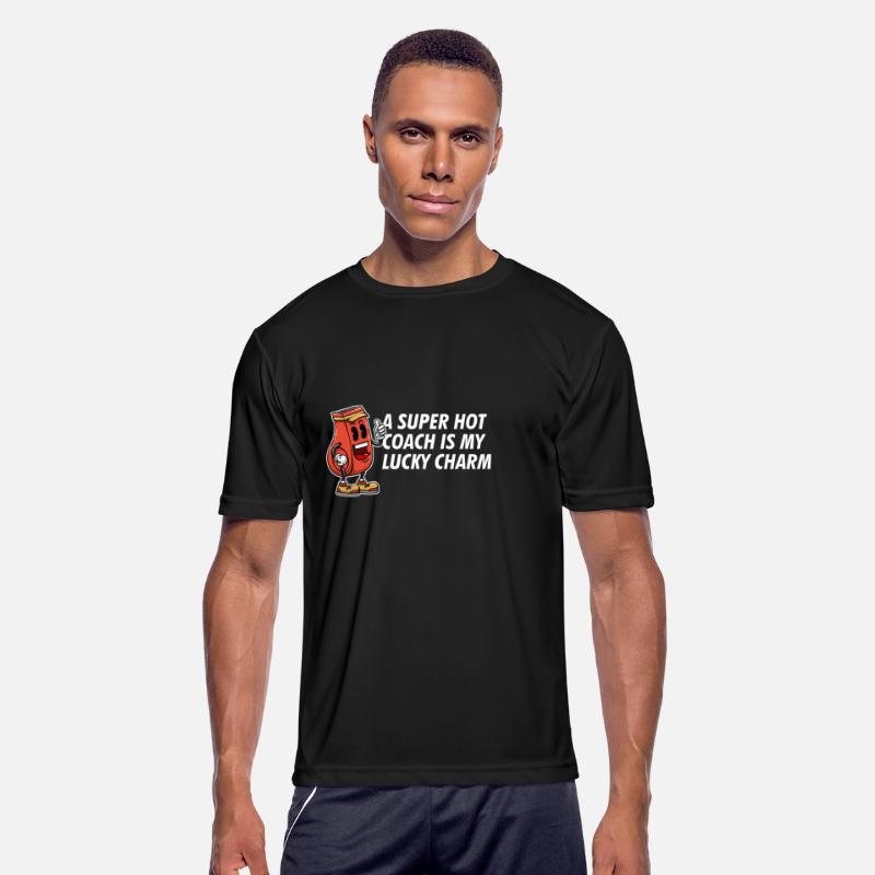 Super Hot Coach Is My Lucky Charm Funny Player Hum