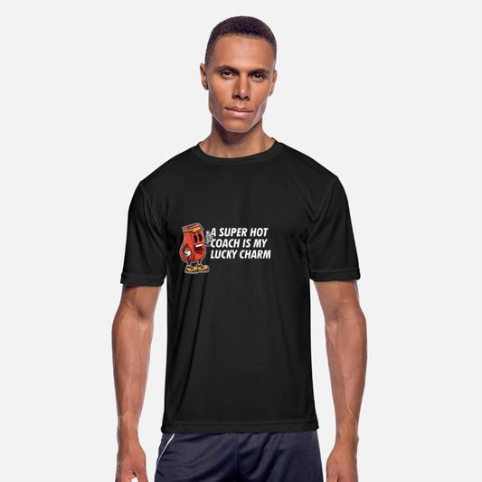 Super Hot Coach Is My Lucky Charm Funny Player Hum