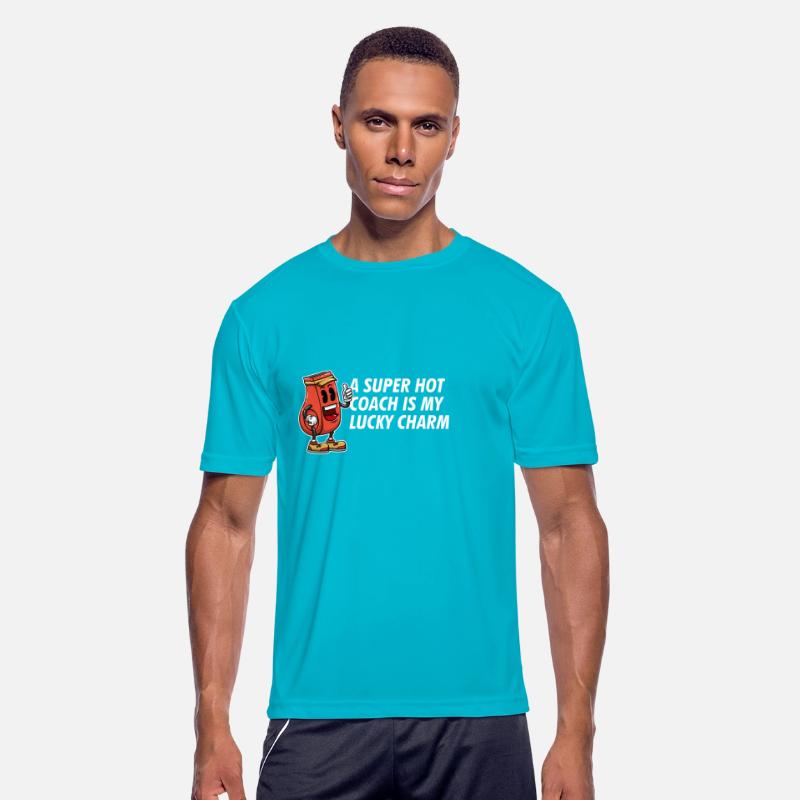 Super Hot Coach Is My Lucky Charm Funny Player Hum